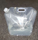 BPA বিনামূল্যে Foldable পানীয় বোতল / বহিরঙ্গন পোর্টেবল ক্রীড়া ভাঁজ জল বোতল