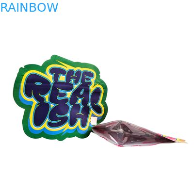 3.5g 7g 14g জিপলক মাইলার ব্যাগ কুকিজের জন্য খাওয়ানো শিশু-প্রমাণ অ্যালুমিনিয়াম ফয়েল