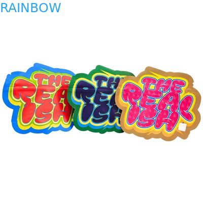 3.5g 7g 14g জিপলক মাইলার ব্যাগ কুকিজের জন্য খাওয়ানো শিশু-প্রমাণ অ্যালুমিনিয়াম ফয়েল