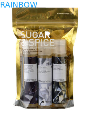 Pantone OPP / AL / PE প্রসাধনী সরঞ্জাম জন্য প্রসাধনী প্যাকেজিং ব্যাগ, মেকআপ ফ্লুইড