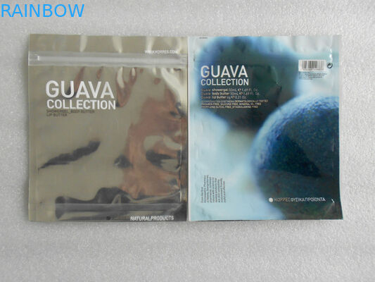 পিইটি / AL / PE তেল - ফ্ল্যাট সঙ্গে প্রতিরোধের প্রসাধনী প্যাকেজিং ব্যাগ, Cos01 স্ট্যান্ড আপ