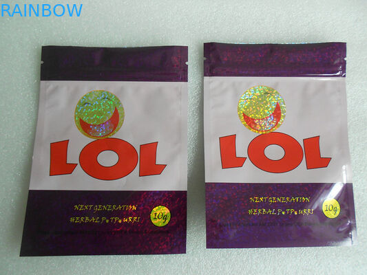 কাস্টম পিইটি / ভিএমপিইটি / PE 100 মাইক্রন হার্বাল ধূপ প্যাকেজিং