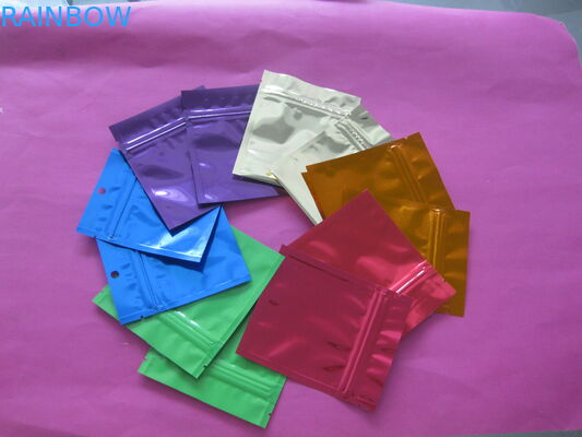 সামান্য Ziplock Mylar খাদ্য Snack ব্যাগ প্যাকেজিং টিয়ার নোচ সঙ্গে