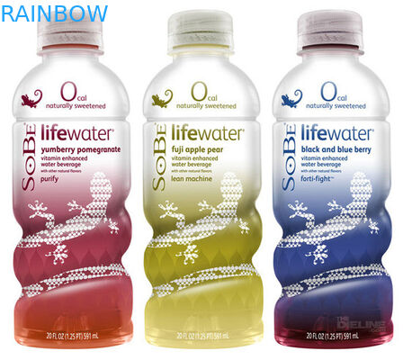 পিভিসি সঙ্কুচিত আঠালো লেবেল ফলের রস জন্য সিএমআরকে / প্যান্টন মুদ্রণ