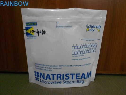 120icron পিইটি / PE মাইক্রোওয়েভ / retort খাদ্য ভ্যাকুয়াম সীল ব্যাগ