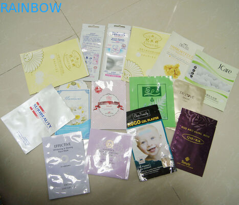 100mic কাস্টম প্রসাধনী ব্যাগ, তিন সাইড সিল অ্যালুমিনিয়াম ফয়েল পেষণকারী