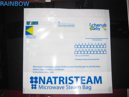 উচ্চ তাপমাত্রা ভ্যাকুয়াম সীল খাদ্য ব্যাগ মাইক্রোওয়েভযোগ্য 100 - 120 মাইক্রন