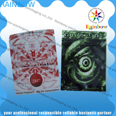 অ্যালুমিনিয়াম ফয়েল প্লাস্টিক পাইচ তিন পক্ষের সিল সঙ্গে প্যাকেজিং