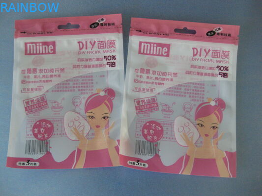 জিমপ্লক এবং বাটম গুসেটের সাথে আর্দ্রতা প্রমাণ কমেস্টিক প্যাকেজিং ব্যাগ