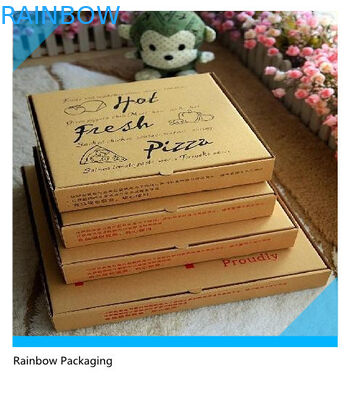 মুদ্রণ সারফেস সঙ্গে Foldable দূরে পিজা পিপার বক্স প্যাকেজিং নিন