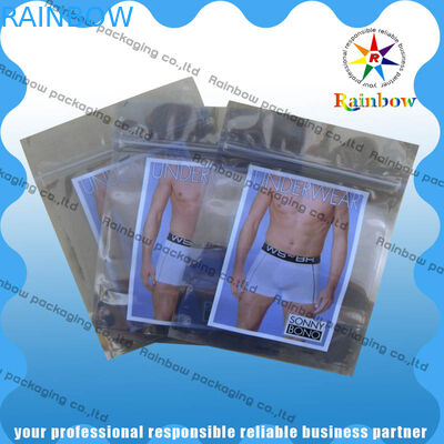 পিআইটি / পিইট / পিই পি ফার্ম ল্যামিনেশন এন্টি স্ট্যাটিক স্বচ্ছ অ্যালুমিনিয়াম ব্যাগ জিপলকের সাথে