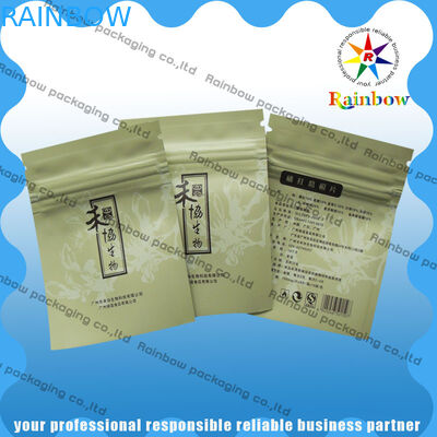 কাস্টম কফি স্ট্যান্ড আপ Ziplock সঙ্গে রঙিন মুদ্রণ লাইটওয়েট