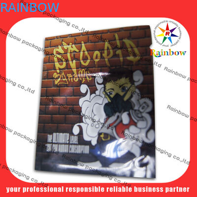 100 মাইক্রন অ্যালুমিনিয়াম ফয়েল ব্যাগ PET / AL / PE হার্বাল ধূপ প্যাকেজ জন্য