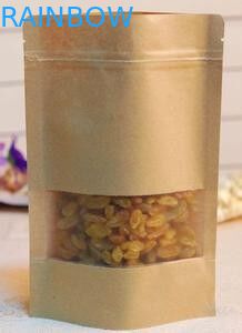 কাস্টমাইজড কাগজ ব্যাগ পুনর্ব্যবহৃত, ক क्राफ्ट কাগজ প্যাকেজিং ব্যাগ দাঁড়ানো