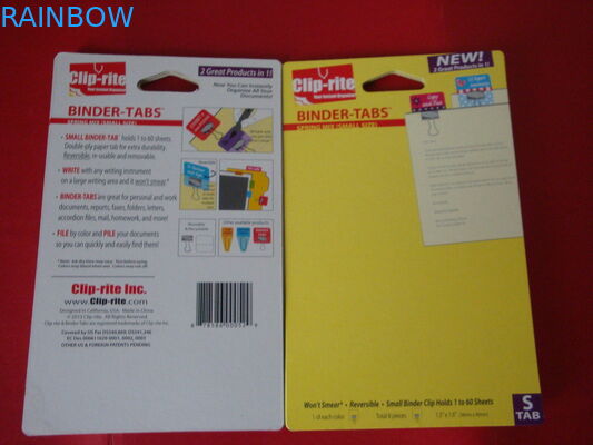 রঙিন ব্লিস্টার কার্ড প্যাকেজিং কাঁচি প্যাকিং জন্য ইউরো হ্যাং হোল