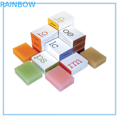 Cusomized মুদ্রণ কাগজ বক্স প্যাকেজিং, হাত তৈরি সাবান প্যাকেজিং বক্স