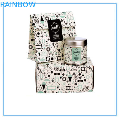 ফ্যাশন foldable কাগজ বাক্স ঢাকনা সঙ্গে সাবান / গহণা জন্য প্যাকেজিং