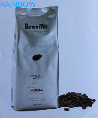 সমতল সিলভার নীচে প্লাস্টিকের পাইচ প্যাকেজিং পুনর্ব্যবহারযোগ্য তাপ সীল