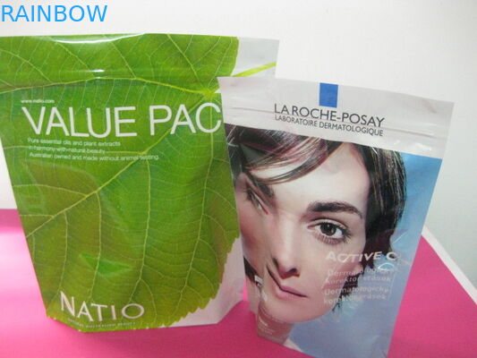 প্রসাধনী মুদ্রণ প্লাস্টিকের পাইচ প্যাকেজিং Laroche Posay জন্য দাঁড়ানো