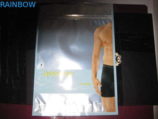 কাস্টম মুদ্রিত Noni অ্যালুমিনিয়াম ফয়েল প্যাকেজিং আন্ডারওয়্যার গার্মেন্টস জন্য তিন সাইড সীল ফ্ল্যাট