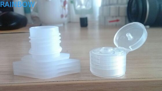 কাস্টম স্কাই ব্লু প্লাস্টিক Spout পাউন্ড প্যাকেজিং অরেঞ্জ রস পানীয় প্যাকেজিং