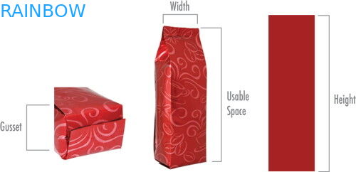 Laminated Bottom Gusset চা ব্যাগ প্যাকেজিং Ziplock রঙিন মুদ্রিত ম্যাট শেষ