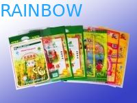 3-পার্শ্ব সীল ল্যামিনেট প্লাস্টিকের পাইচ প্যাকেজিং প্লাম প্রাণবন্ত মুদ্রণ