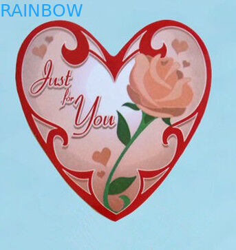 কার্টুন প্যাটার্নস সঙ্গে হৃদয় আকার নোটবুক স্বয়ং আঠালো স্টিকার