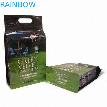 অ - বিষাক্ত প্লাস্টিকের পোষা ফ্ল্যাট নীচে এবং হ্যান্ডেল সঙ্গে খাদ্য থলি