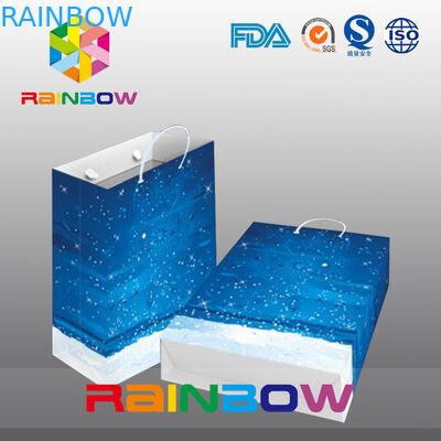 ড্রিমলাইজ ডিজাইন কাস্টমাইজড পেপার ব্যাগ কেনার জন্য হ্যান্ডেল দিয়ে