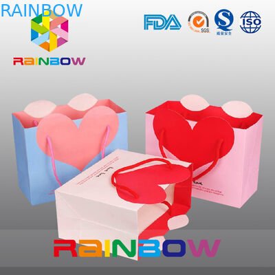 ফ্যাশন রঙিন মুদ্রণ কাস্টমাইজড কাগজ ব্যাগ / উপহার জন্য স্ন্যাক ক্রাফ্ট কাগজ ব্যাগ