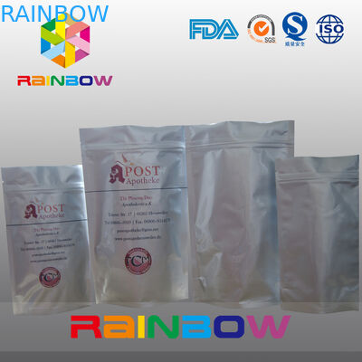 জিমের সাথে অ্যালুমিনিয়াম ফয়েল পাউচ প্যাকেজিং আপ ময়শ্চার প্রুফ স্ট্যান্ড