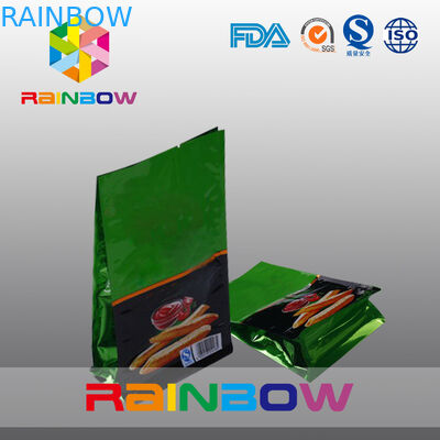 প্লাস্টিক জ্বলজ্বলে শেষ ফ্লাট নীচে চিপস আপ দাঁড়িপাল্লা প্যাকিং টিয়ার খাঁজ সঙ্গে ব্যাগ