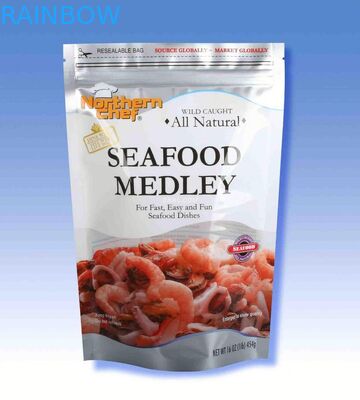 তাপ সিলযোগ্য শুকনো ঢালাই পাউন্ড ব্যাগ খাদ্য সরবরাহ অ্যালুমিনিয়াম ফয়েল পাউন্ড সম্পূরক জন্য