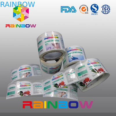 তাপ সীল মুদ্রিত সঙ্কুচিত আঠালো লেবেল / পিভিসি বোতল জন্য blowing প্লাস্টিকের দাগ সঙ্কুচিত