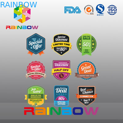 কাগজ চুম্বক স্টিকার কাগজ লেবেল, স্বাস্থ্য খাদ্য জন্য অনিয়মিত সিল্ক স্ক্রিন ওয়াইন লেবেল