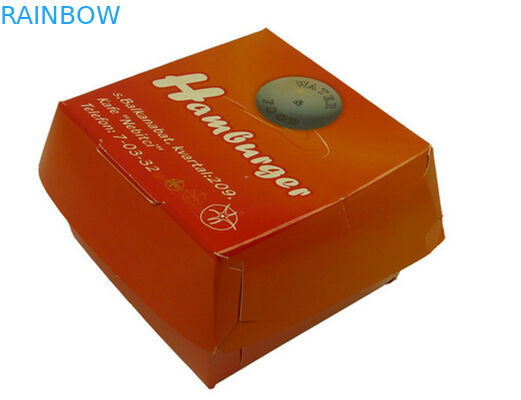 পেপার বক্স প্যাকেজিং ফাস্ট ফুড রেষ্টুরেন্টের জন্য কাস্টম মুদ্রিত ডিজাইন