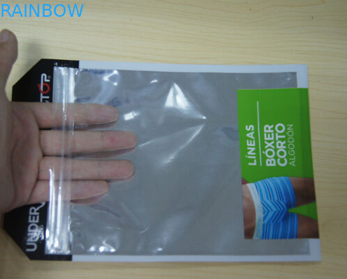 পুরুষের আন্ডারওয়্যার ব্যাগ প্লাস্টিকের পাইচ পেষকিং জনির সাথে ননী পাউচ