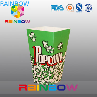 অনন্য নকশা কাস্টমাইজড পেপার ব্যাগ, আমেরিকা Popcorn কাগজ ব্যাগ