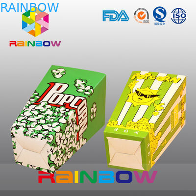 অনন্য নকশা কাস্টমাইজড পেপার ব্যাগ, আমেরিকা Popcorn কাগজ ব্যাগ