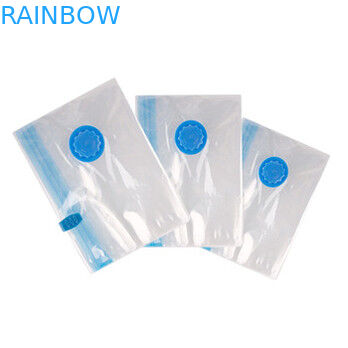 খাদ্য / পোশাক / কিল্ট স্টোরেজের জন্য স্পিপারেন্ট ভ্যাকুয়াম সীল ব্যাগ জিপার এবং ভালভের সাথে