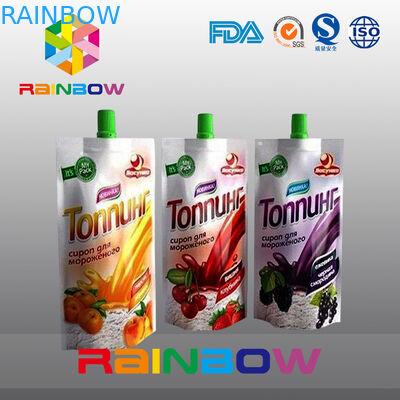 140ml 200ml পুনরায় সিজিবেড ডবল জিপার সঙ্গে শিশুর খাদ্য স্পাউথ পাউন্ড