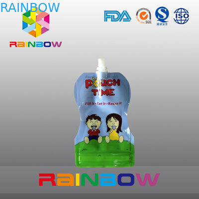 140ml 200ml পুনরায় সিজিবেড ডবল জিপার সঙ্গে শিশুর খাদ্য স্পাউথ পাউন্ড
