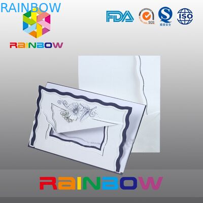 ক্রিসমাস অভিবাদন / বিবাহের আমন্ত্রণ জন্য কাস্টমাইজড কাগজ আর্ট কার্ড