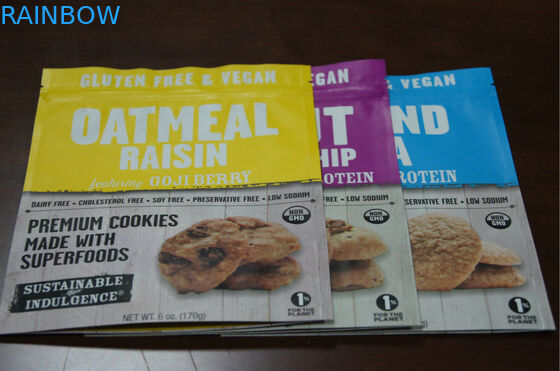 কাস্টম ডিজাইনে জিপলক দিয়ে ফুড গ্রেড প্লাস্টিকের স্ন্যাক প্যাকেজিং ডোয়প্যাক