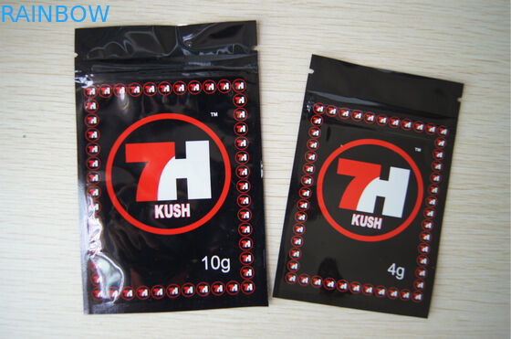 অ্যালুমিনিয়াম ফয়েল Potpourri জিপার এবং টিয়ার নোট সঙ্গে হার্বাল ধূপ প্যাকেজিং