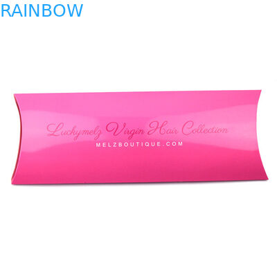 কুলুঙ্গি আকারে নিজস্ব আকার এবং লোগো সঙ্গে রক্তবর্ণ লাল চুল এক্সটেনশন কাগজ বক্স