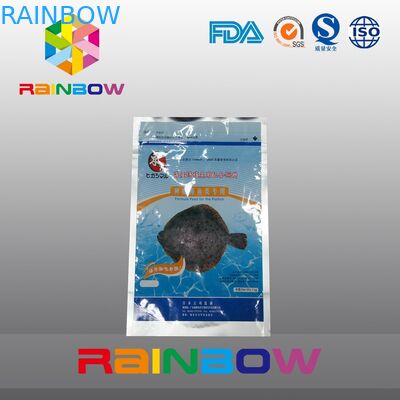 অ্যালুমিনিয়াম ফয়েল 1 কেজি পোষা খাদ্য পাউন্ড জিপার মাছধরা বেতের ব্যাগ সঙ্গে স্থায়ী আপ