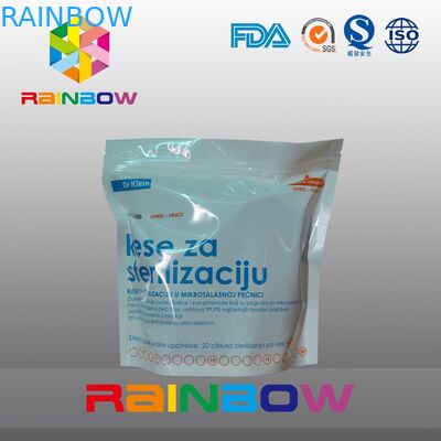 খাদ্য গ্রেড স্বয়ং স্থায়ী Ziplock প্লাস্টিকের পাইচ প্যাকেজিং Retort ব্যাগ