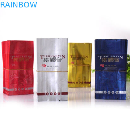 Gravure মুদ্রণ সাইড Gusset ফয়েল চীনা চা প্যাকেজিং ব্যাগ 10g 12g